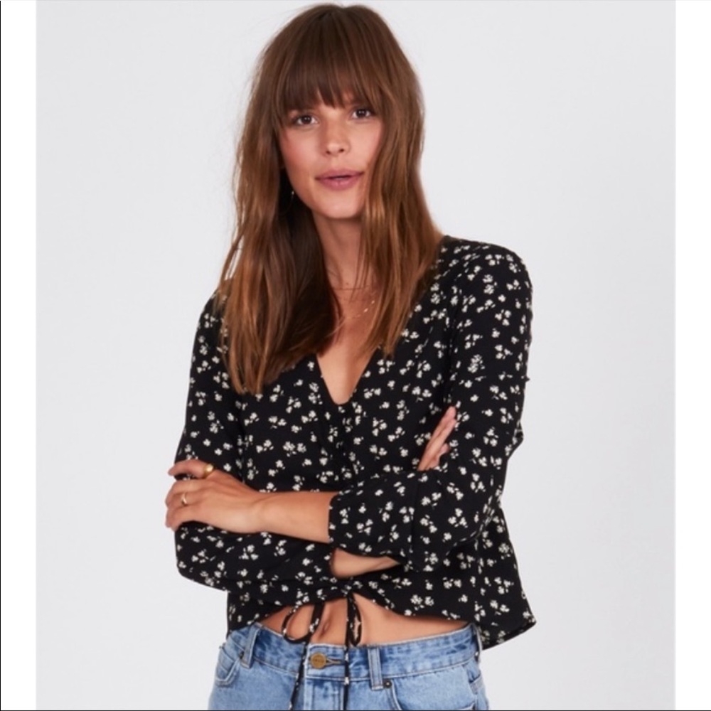 Amuse Society Bianca woven top XS - Picture 6 of 8